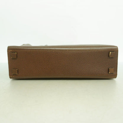 Gucci Handbag Bamboo 002 Leather Brown Silver — view 3