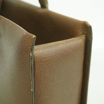 Gucci Handbag Bamboo 002 Leather Brown Silver — view 6
