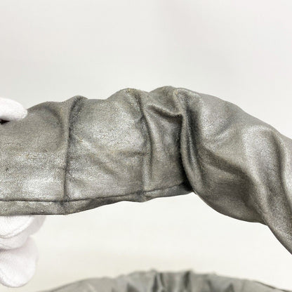 Chanel Tote Nylon Gray Silver — view 8