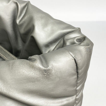 Chanel Tote Nylon Gray Silver — view 7