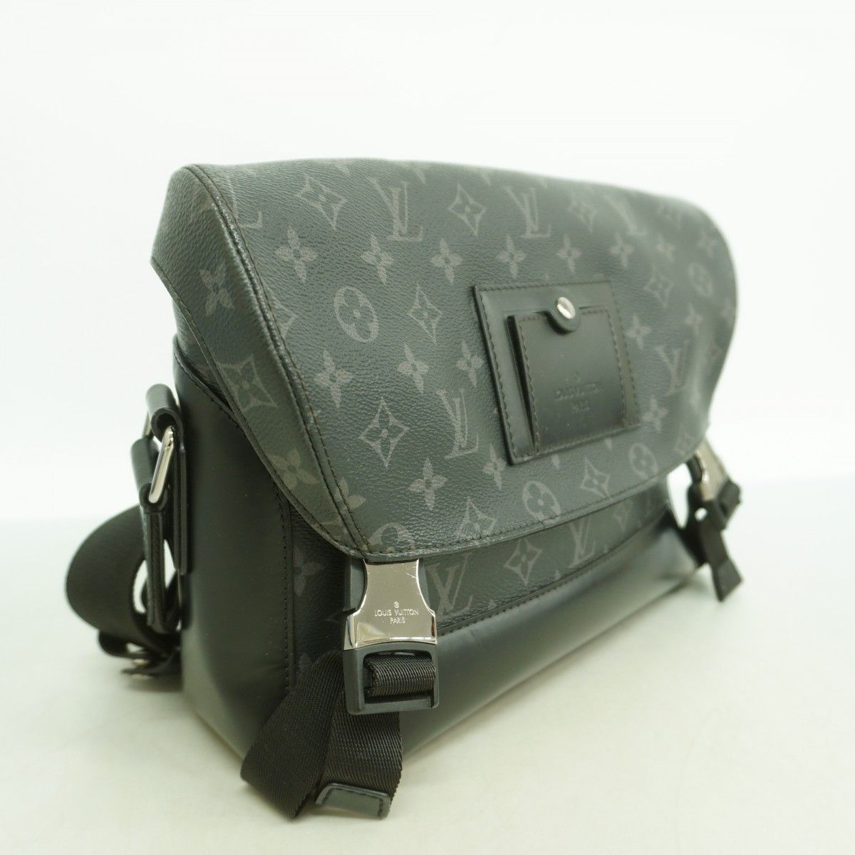 Louis Vuitton Shoulder Bag Monogram Eclipse Messengervoyage PM Black — view 2