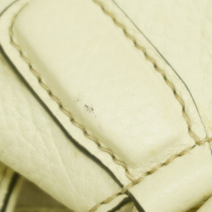 Gucci Handbag Leather Ivory Chien Panning Gold — view 8