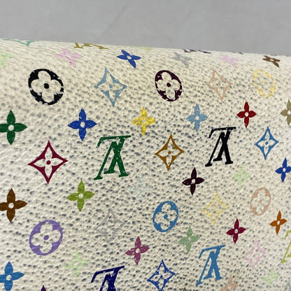 Louis Vuitton Tri Foldwallet Monogram Multicolor Portefeuille Blanc Wallet — view 8