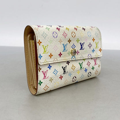 Louis Vuitton Tri Foldwallet Monogram Multicolor Portefeuille Blanc Wallet — view 2