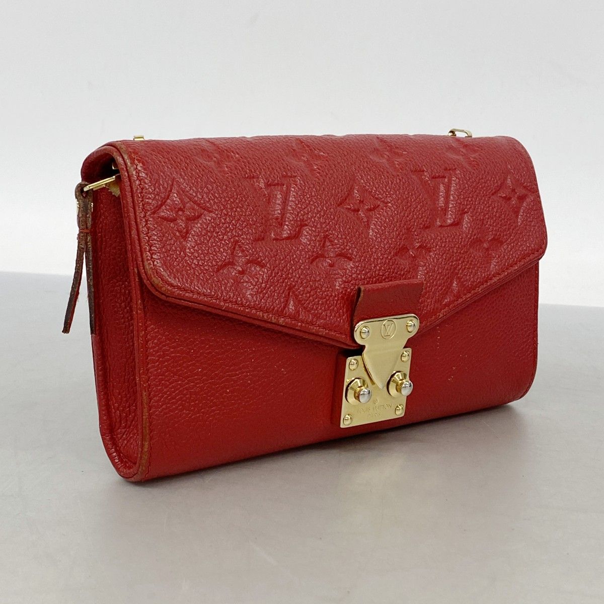 Louis Vuitton Shoulder Wallet Monogram Empreinte Pochette Saint Germain Cerise — view 2