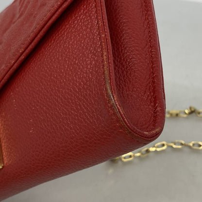 Louis Vuitton Shoulder Wallet Monogram Empreinte Pochette Saint Germain Cerise — view 7