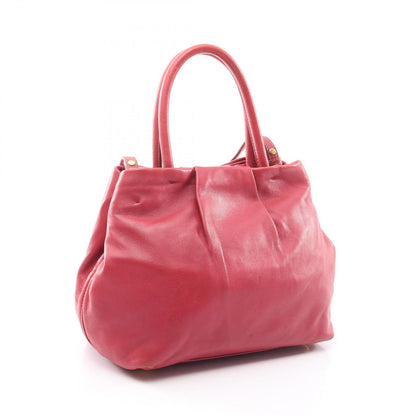 Prada Handbag Nappa Fiocco 2-Way Pink Leather Ribbon Shoulder — view 2