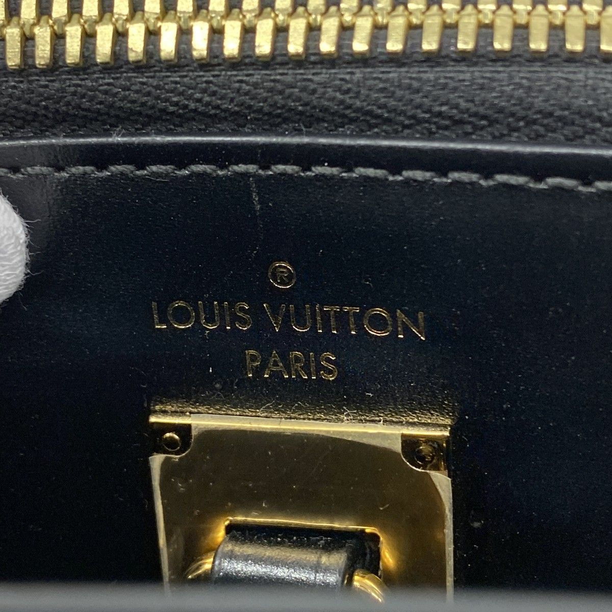 Louis Vuitton Handbag Monogram MM Ivory Brown Black 2-Way — view 5