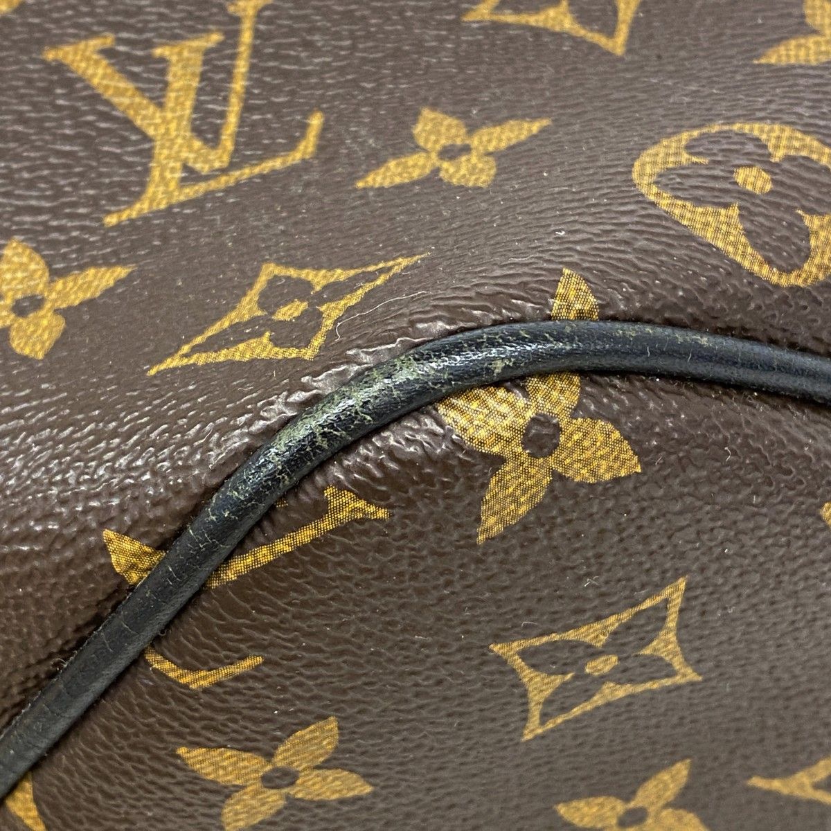 Louis Vuitton Backpack Monogram Macassar Brown Black — view 7