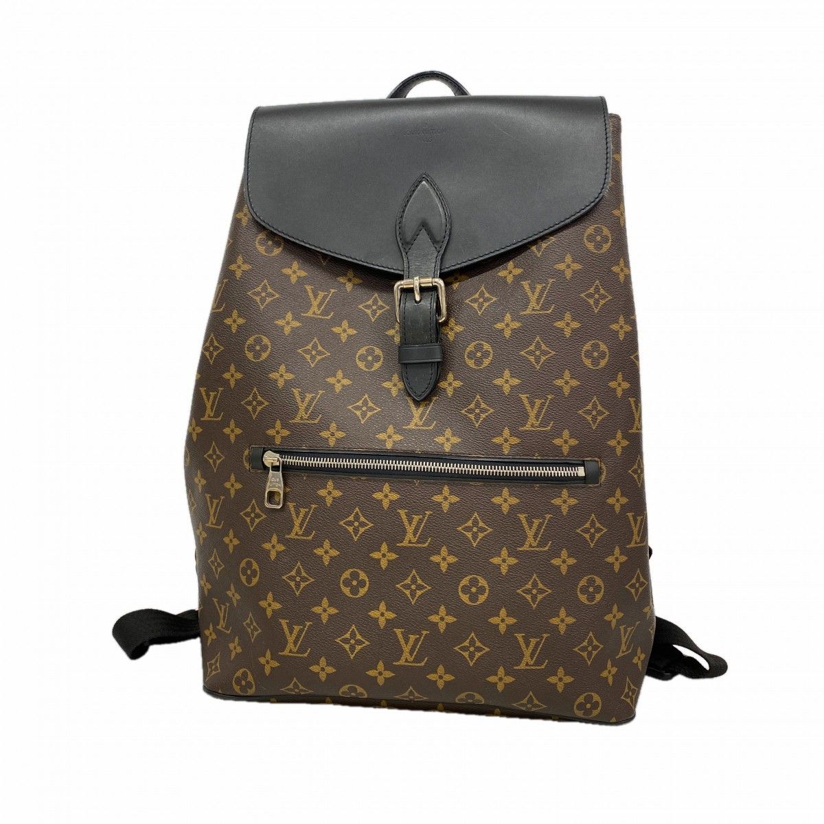Louis Vuitton Backpack Monogram Macassar Brown Black