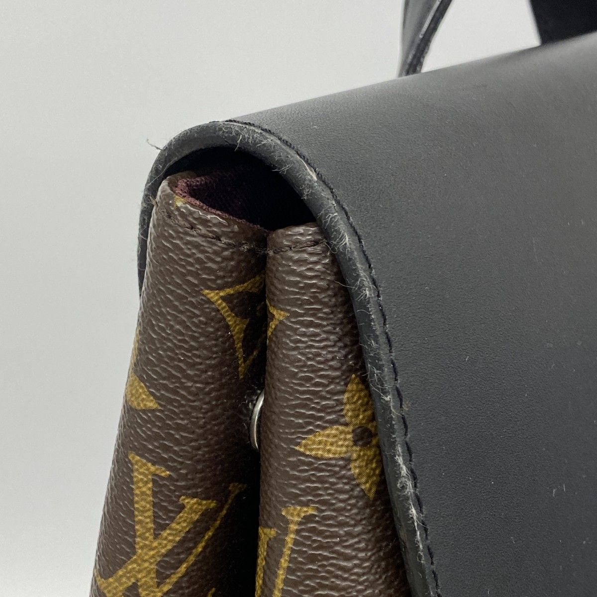 Louis Vuitton Backpack Monogram Macassar Brown Black — view 6