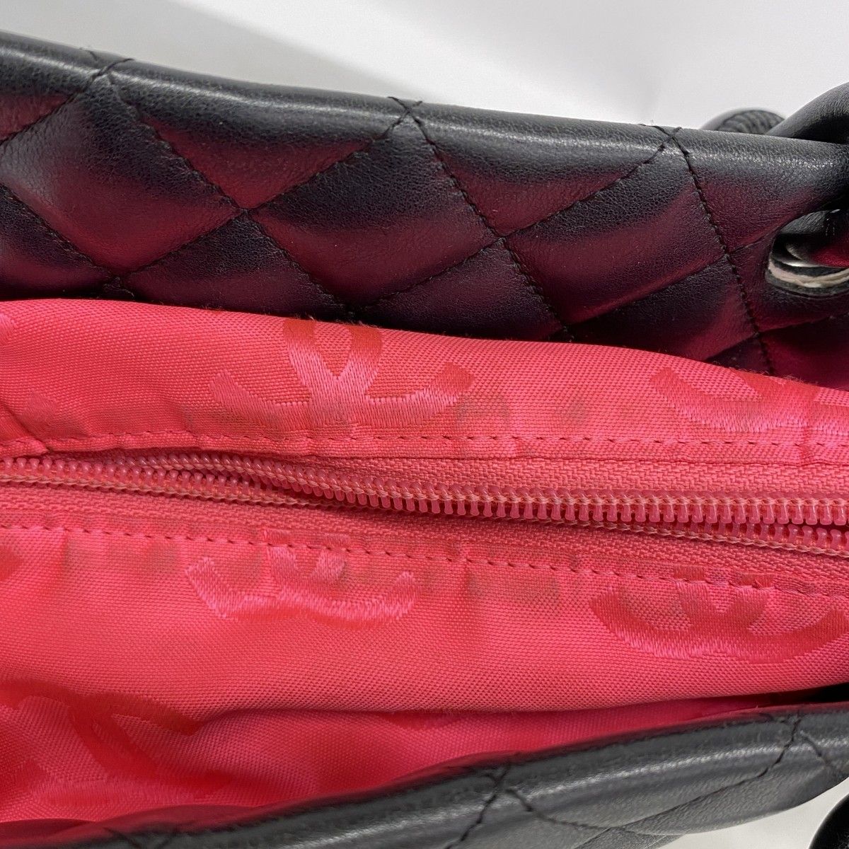 Chanel Tote Cambon Lambskin Black Silver — view 7