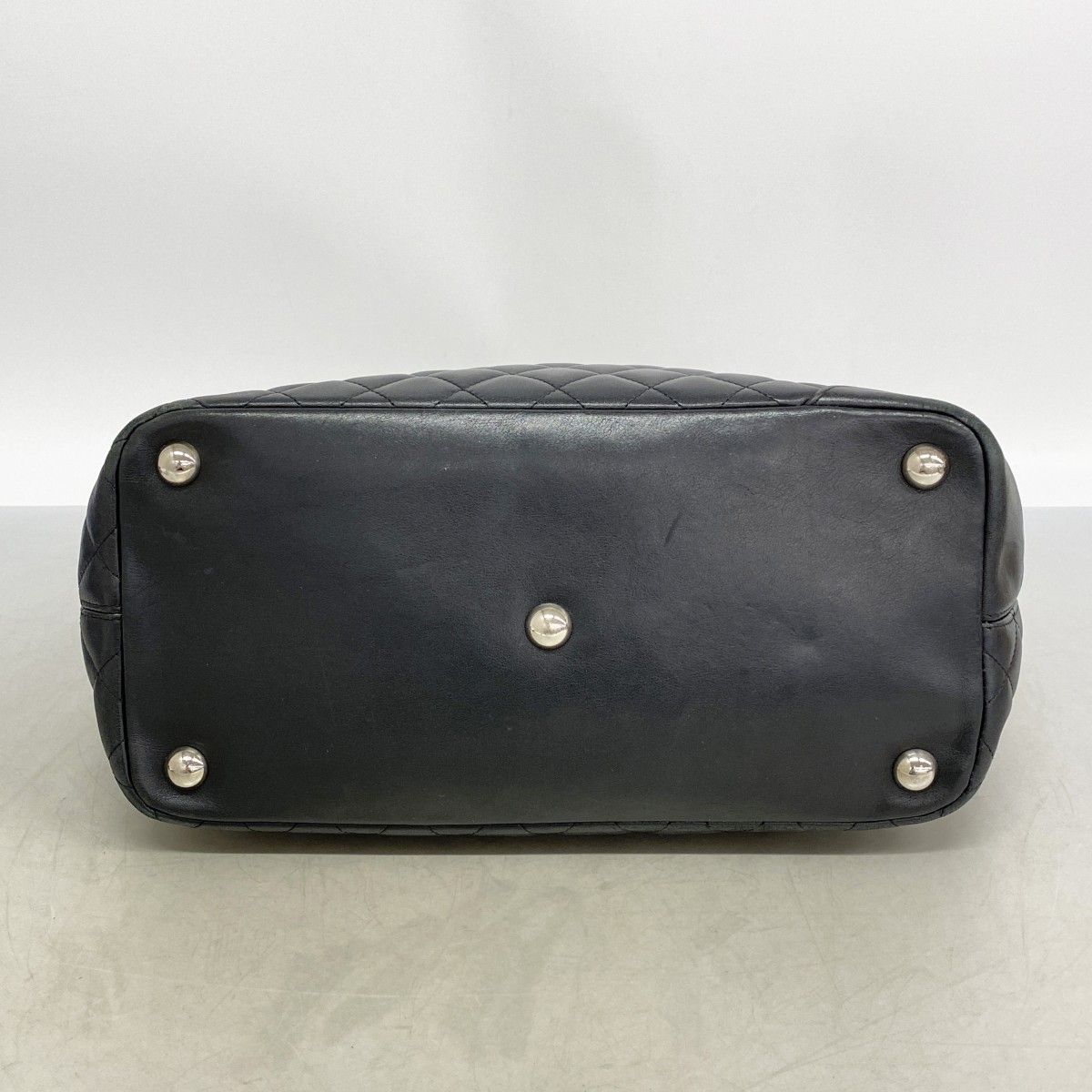 Chanel Tote Cambon Lambskin Black Silver — view 3