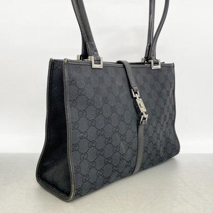 Gucci Handbag GG Canvas Jackie 002 Black Silver — view 2
