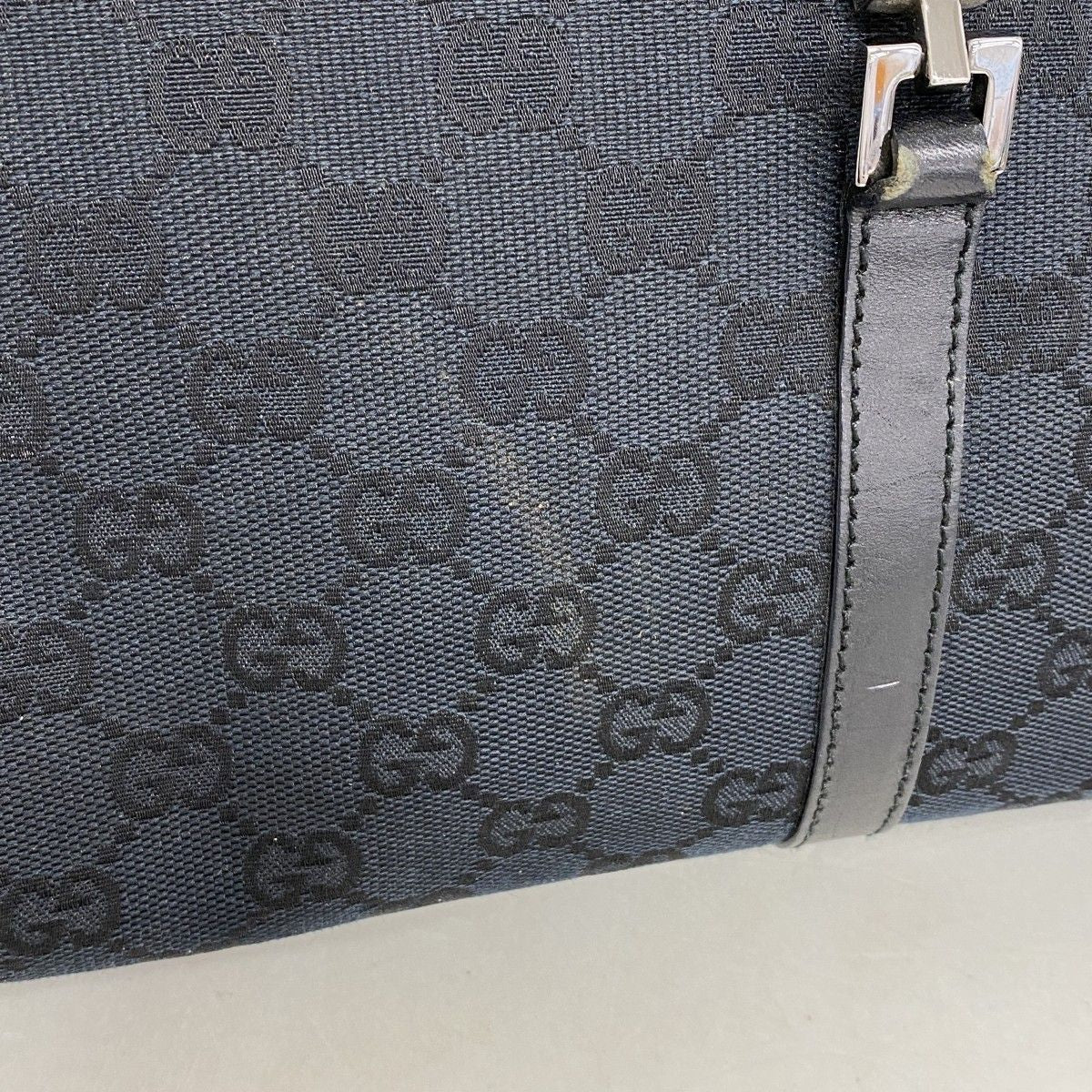 Gucci Handbag GG Canvas Jackie 002 Black Silver — view 8