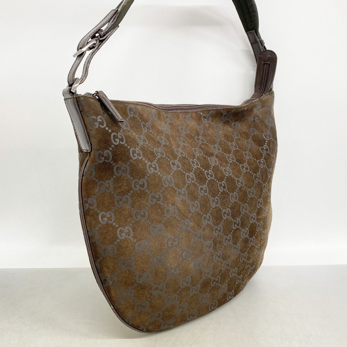 Gucci Shoulder Bag 001 Brown Silver — view 2