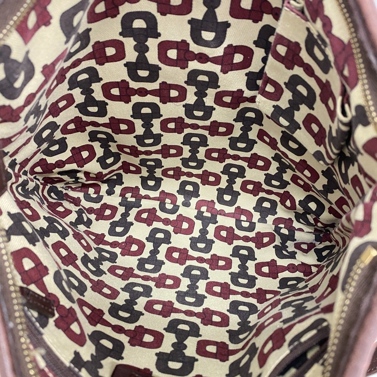 Gucci Shoulder Bag Guccissima Leather Brown Chien Panning Gold — view 4