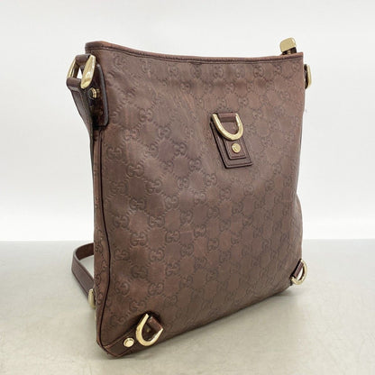 Gucci Shoulder Bag Guccissima Leather Brown Chien Panning Gold — view 2