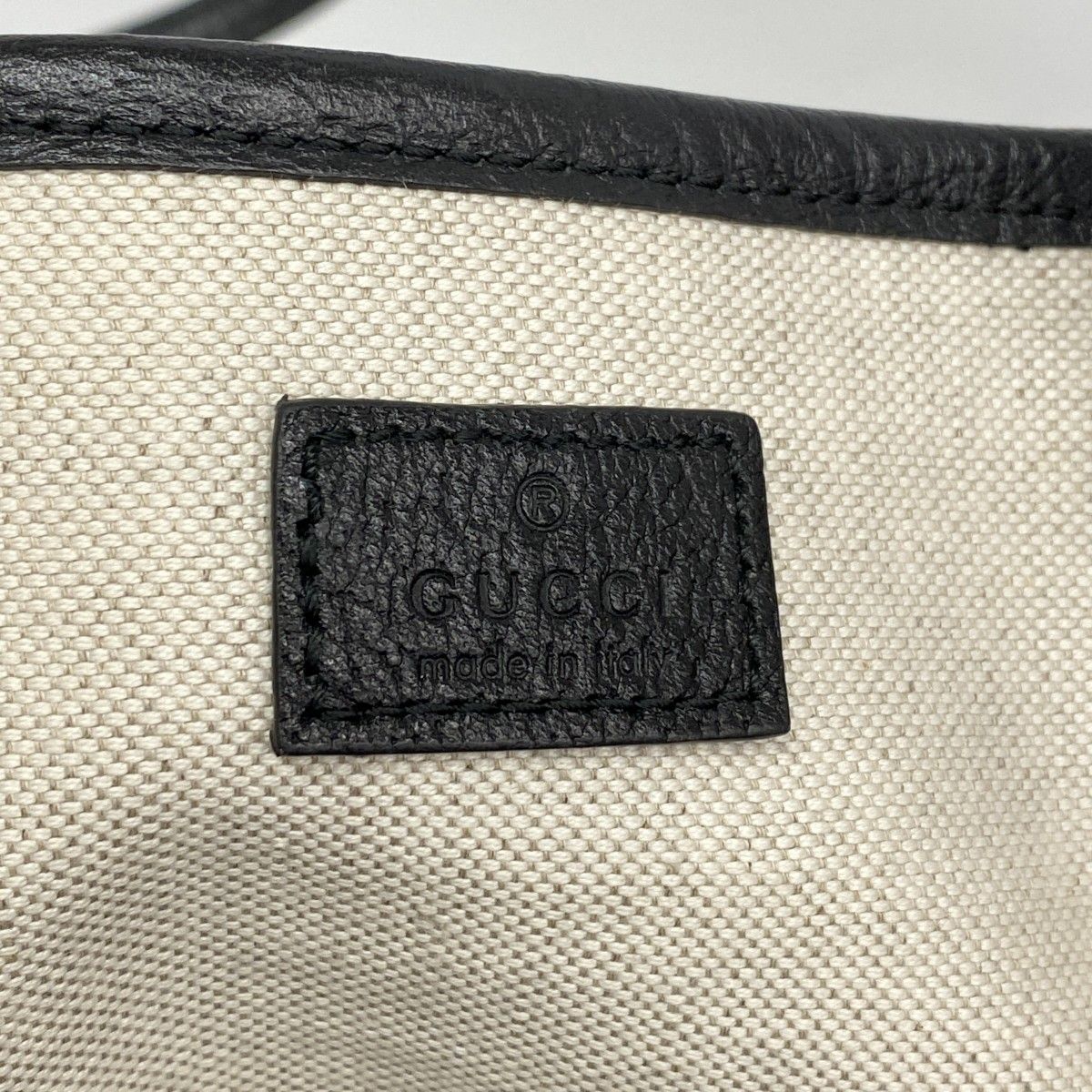 Gucci Tote GG Marmont Leather Black Gold 2-Way — view 5