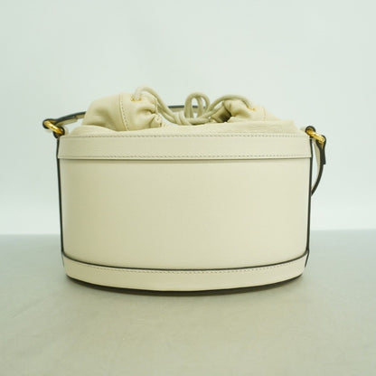 Gucci Shoulder Bag Horsebit Leather Ivory Gold — view 8