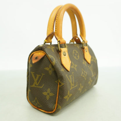 Louis Vuitton Handbag Monogram Mini Speedy Brown 2-Way — view 2