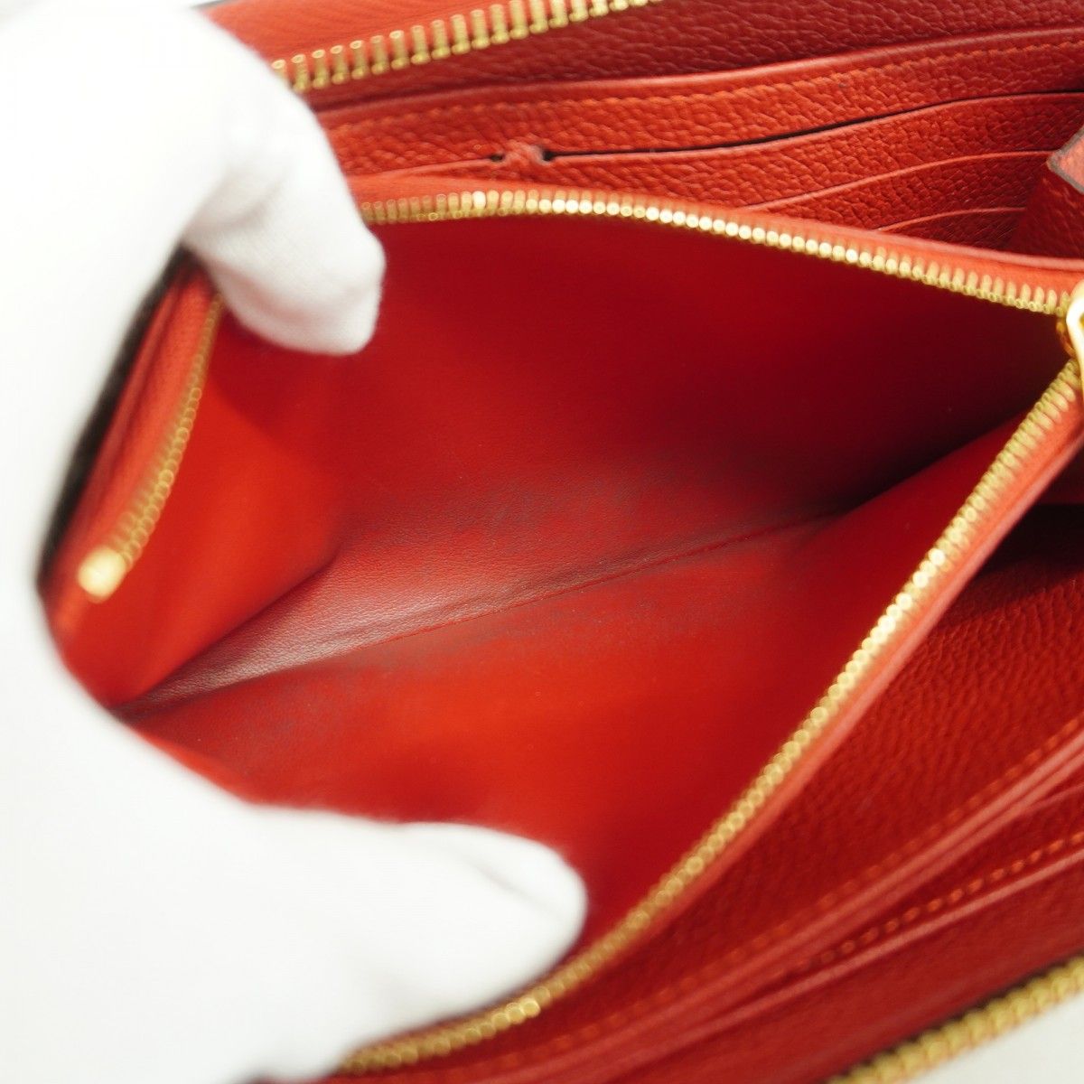 Louis Vuitton Wallet Monogram Empreinte Zippy Cerise — view 7