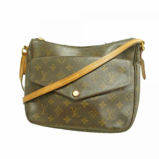 Louis Vuitton Shoulder Bag Monogram Mabillon Brown