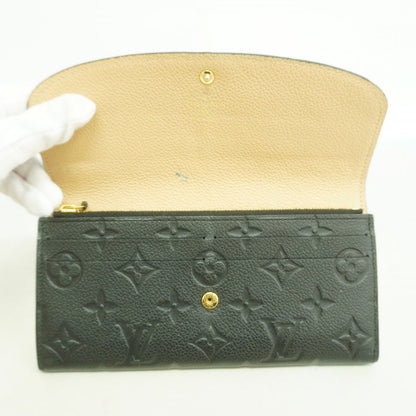Louis Vuitton Wallet Monogram Empreinte Portefeuille Noir — view 8