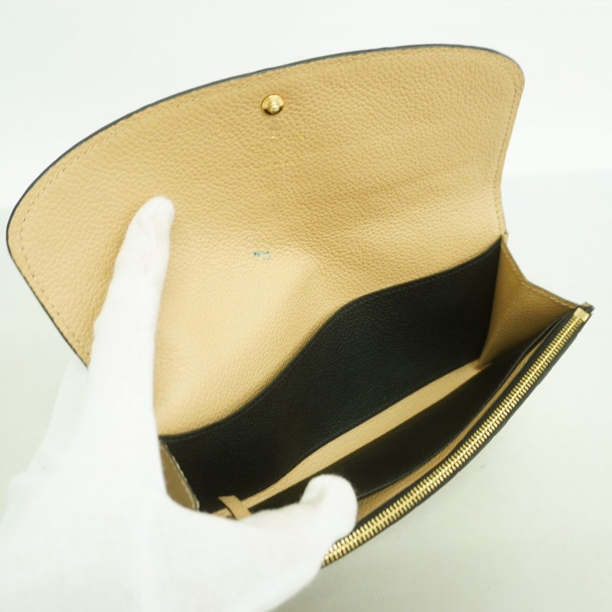 Louis Vuitton Wallet Monogram Empreinte Portefeuille Noir — view 3