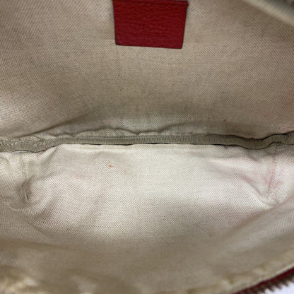 Gucci Waist Bag Leather Red Gold — view 4