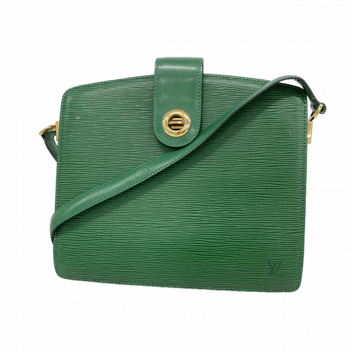 Louis Vuitton Shoulder Bag Epi Green