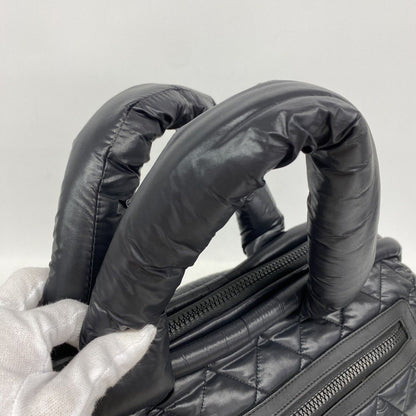 Chanel Handbag Nylon Black Silver — view 8