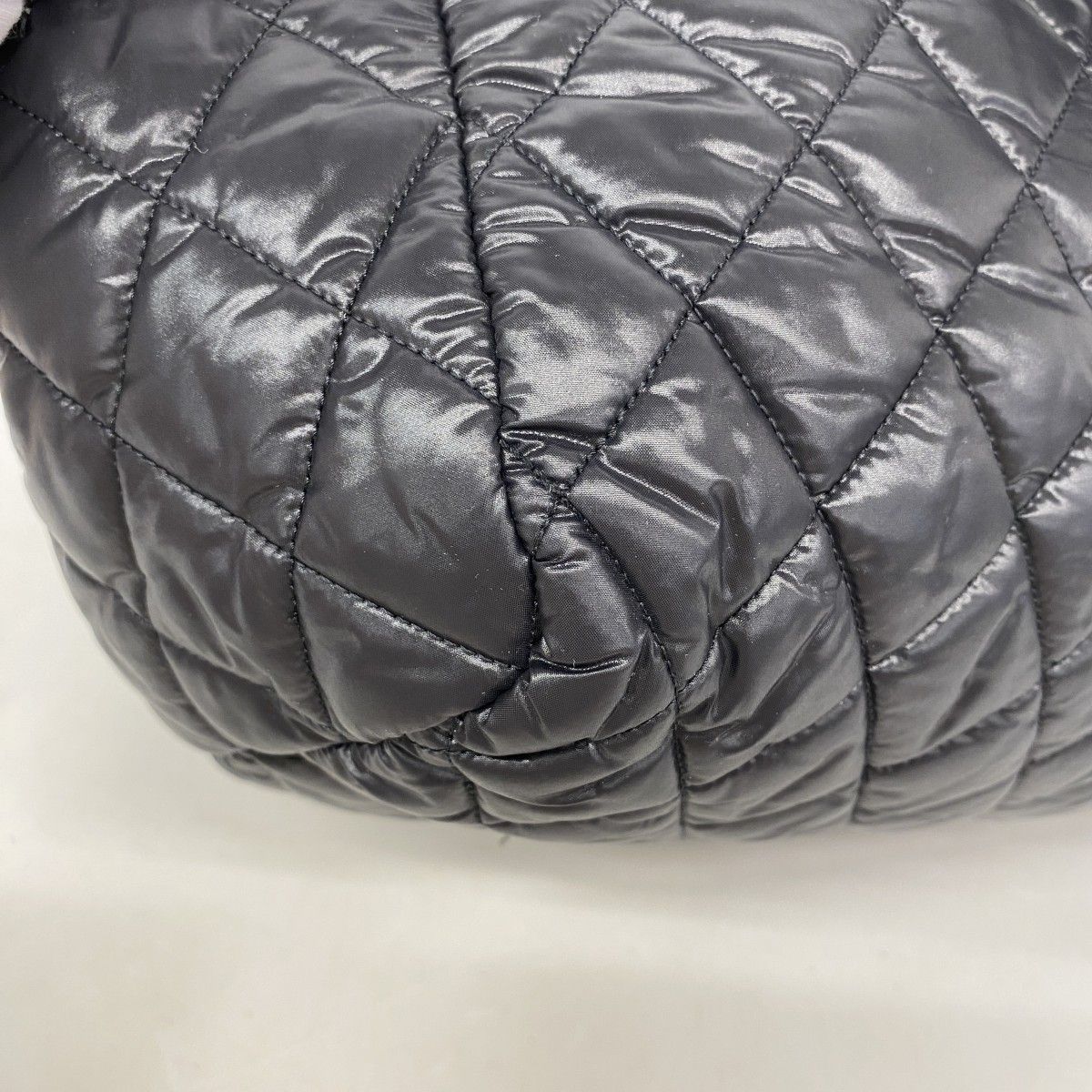 Chanel Handbag Nylon Black Silver — view 6
