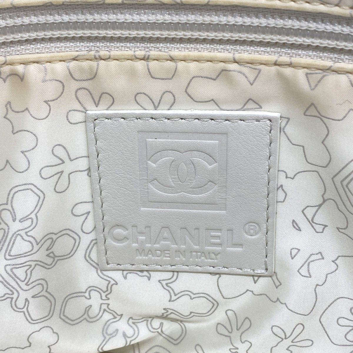 Chanel Shoulder Bag Nylon Black Silver — view 5