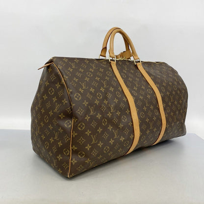 Louis Vuitton Boston Bag Monogram Keepall 60 Brown — view 2