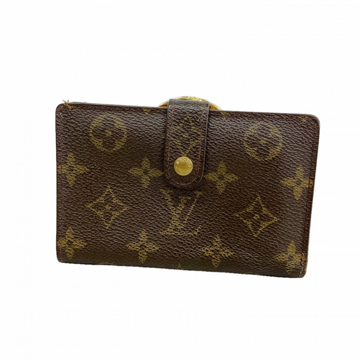 Louis Vuitton Wallet Monogram Porte-Monnaie Vier Viennois Brown