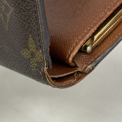 Louis Vuitton Wallet Monogram Porte-Monnaie Vier Viennois Brown — view 5
