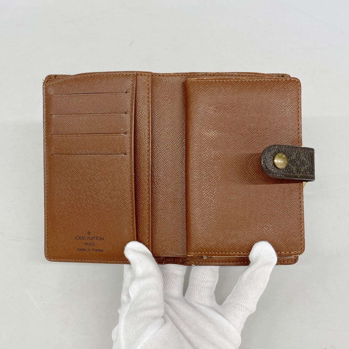 Louis Vuitton Wallet Monogram Porte-Monnaie Vier Viennois Brown — view 3