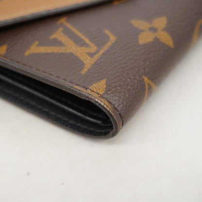 Louis Vuitton Tri Foldwallet Monogram Reverse Portefeuille Victorine Brown — view 5