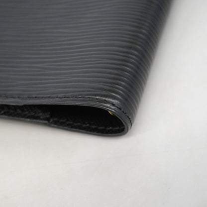 Louis Vuitton Notebook Cover Epi Agenda PM Noir — view 5