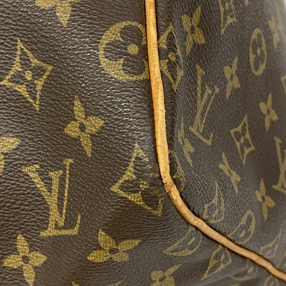 Louis Vuitton Boston Bag Monogram Keepall 55 Brown — view 6