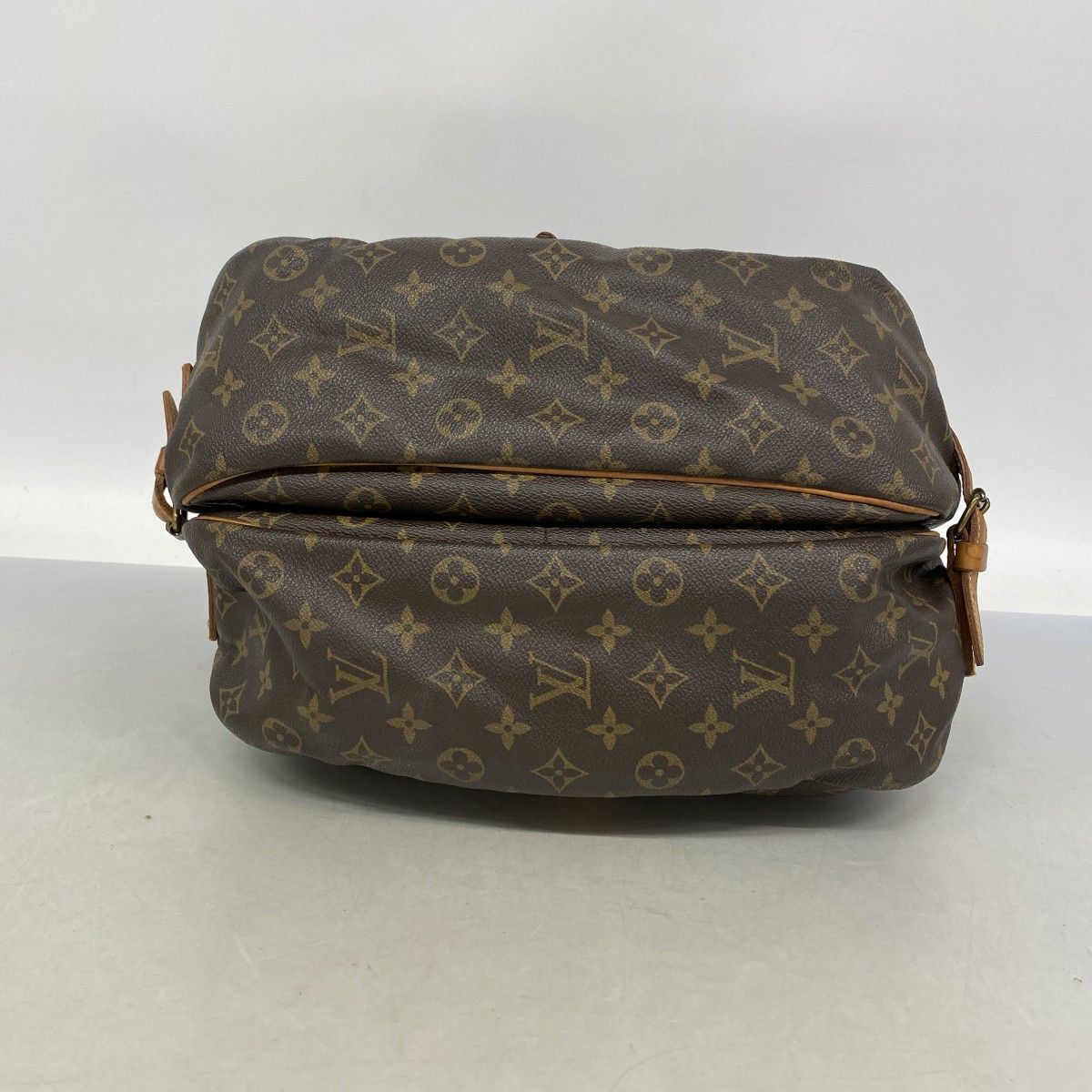 Louis Vuitton Shoulder Bag Monogram Saumur 35 Brown — view 3