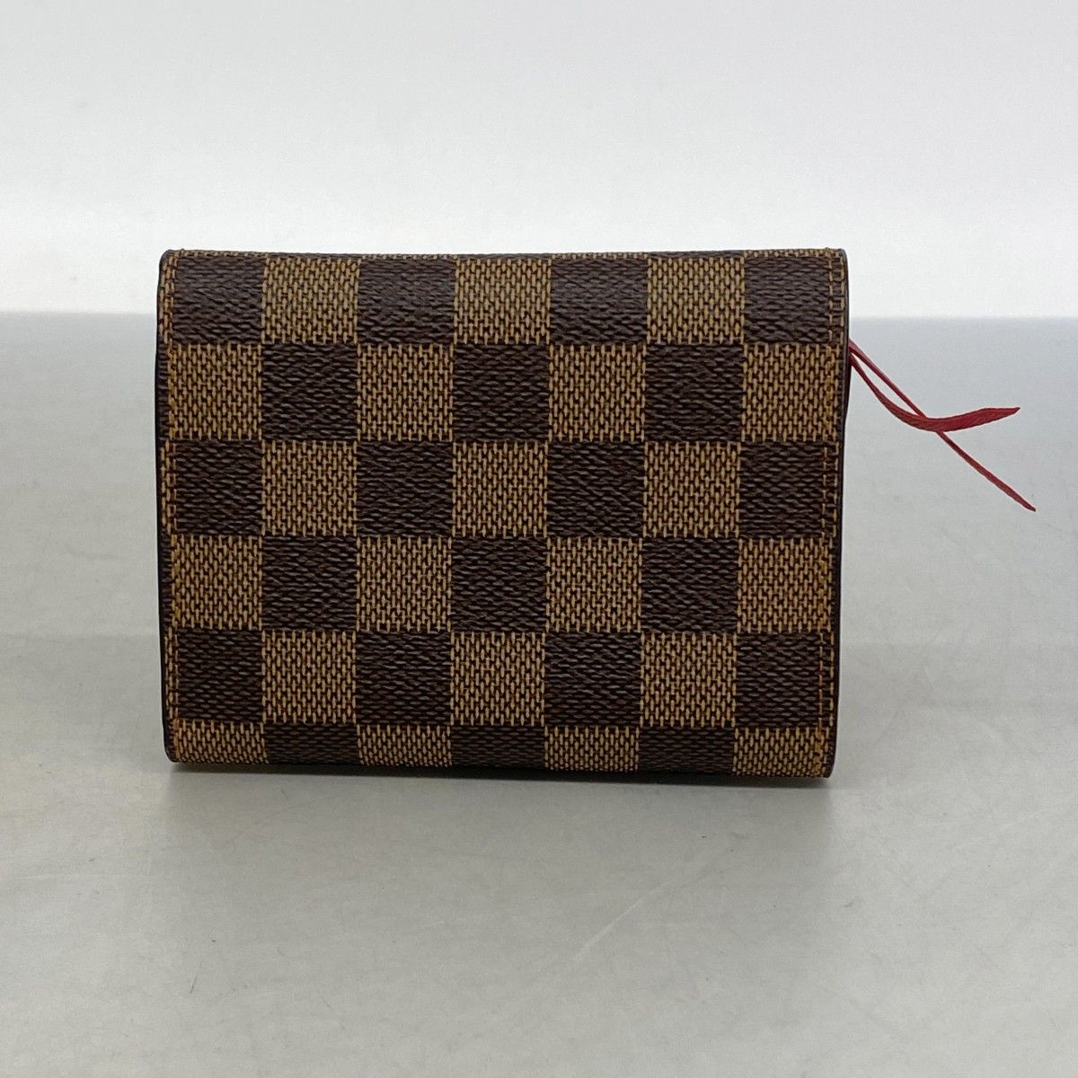 Louis Vuitton Tri Foldwallet Damier Portefeuille Victorine Ebenuladies Wallet — view 5