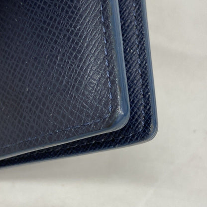 Louis Vuitton Card Case Taiga Organizer de Poche Blue — view 7