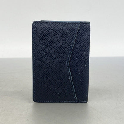 Louis Vuitton Card Case Taiga Organizer de Poche Blue — view 9