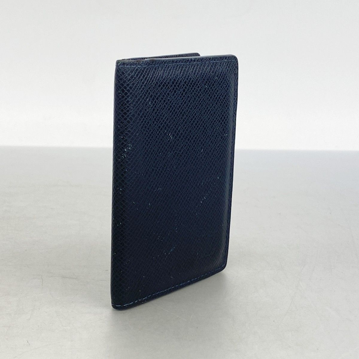 Louis Vuitton Card Case Taiga Organizer de Poche Blue — view 2