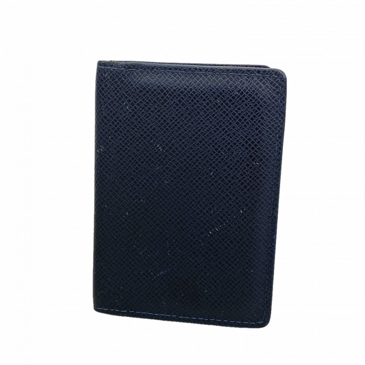 Louis Vuitton Card Case Taiga Organizer de Poche Blue