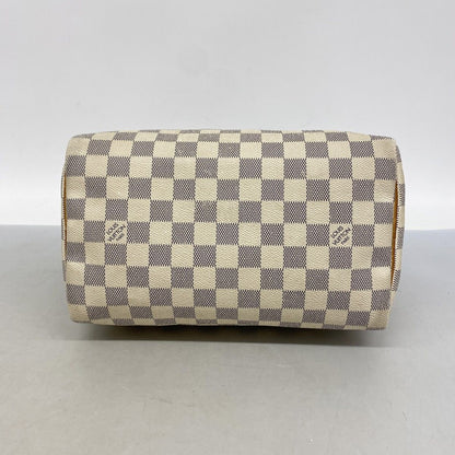 Louis Vuitton Handbag Damier Azur Speedy 25 White — view 3