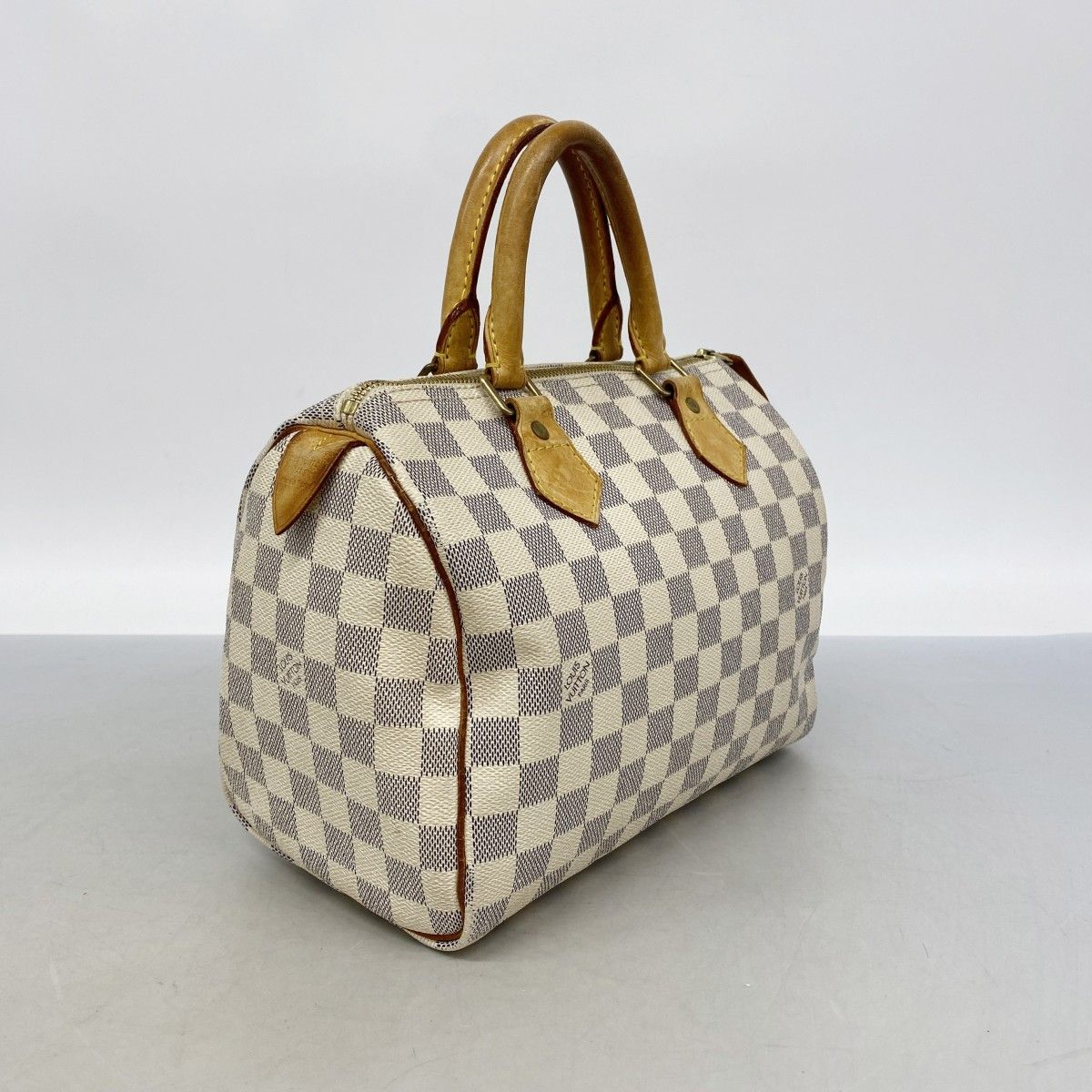 Louis Vuitton Handbag Damier Azur Speedy 25 White — view 2