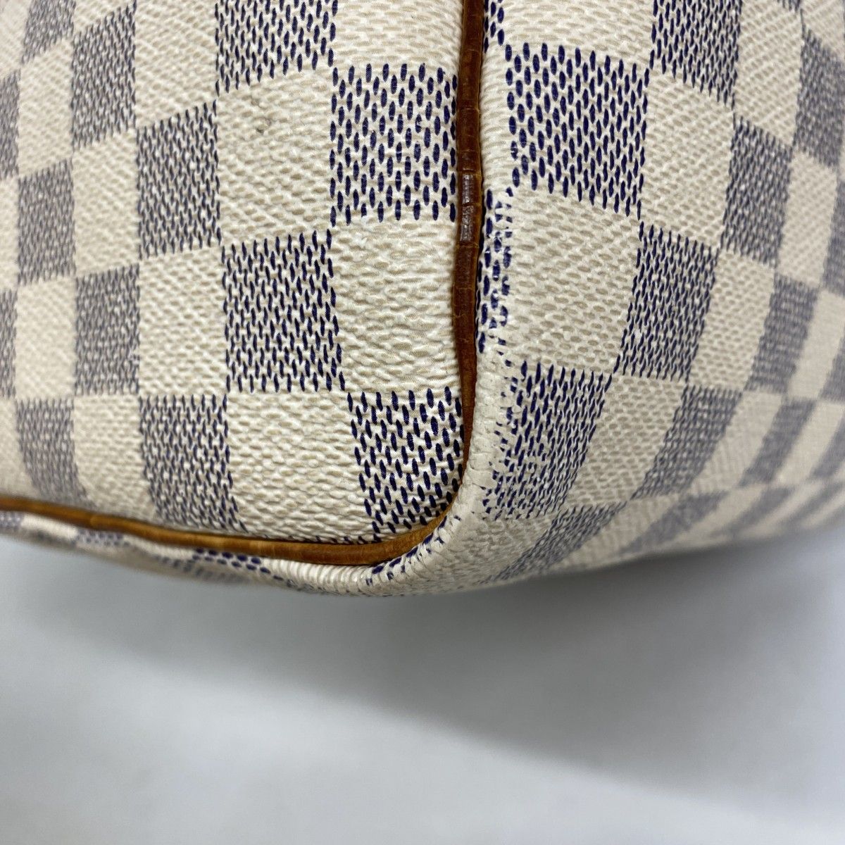 Louis Vuitton Handbag Damier Azur Speedy 25 White — view 6